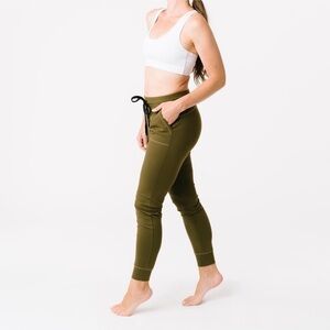 Zyia Olive Unwind Joggers